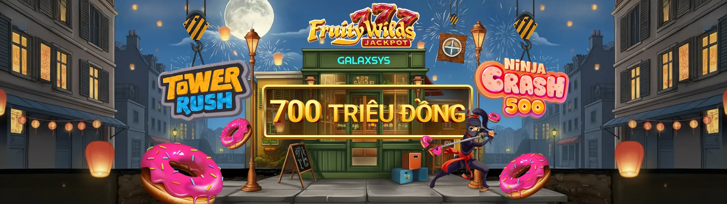 Giao diện nền tảng QT99 với các trò chơi cá cược trực tuyến, màu xanh vàng chủ đạo